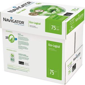 Navigator - Paquete de folios de fotocopiadora (A5, 1000 hojas, 90 g),  color blanco