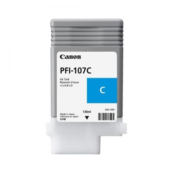 Original Canon PFI107 Cyan Cartucho de Tinta  - PFI107C/6706B001