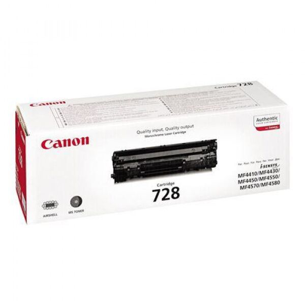 Original Canon 728 Negro Cartucho de Toner - 3500B002